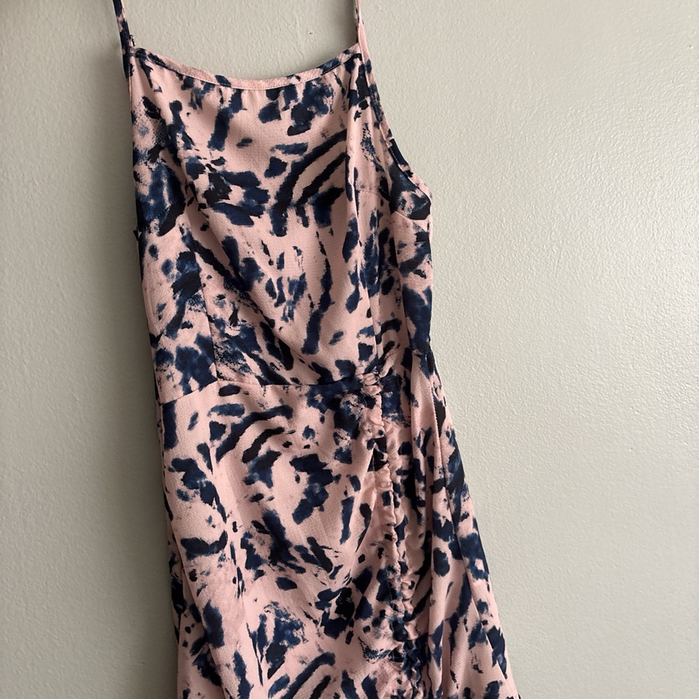 Elegant Pink and Black Women's Dress